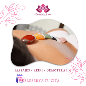 COMBO: MASAJES + REIKI + GEMOTERAPIA