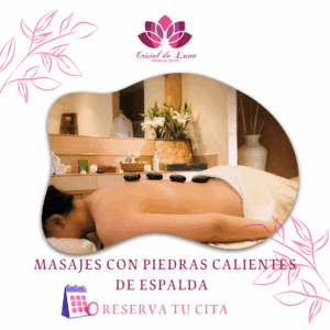 MASAJE DE ESPALDA CON PIEDRAS CALIENTES
